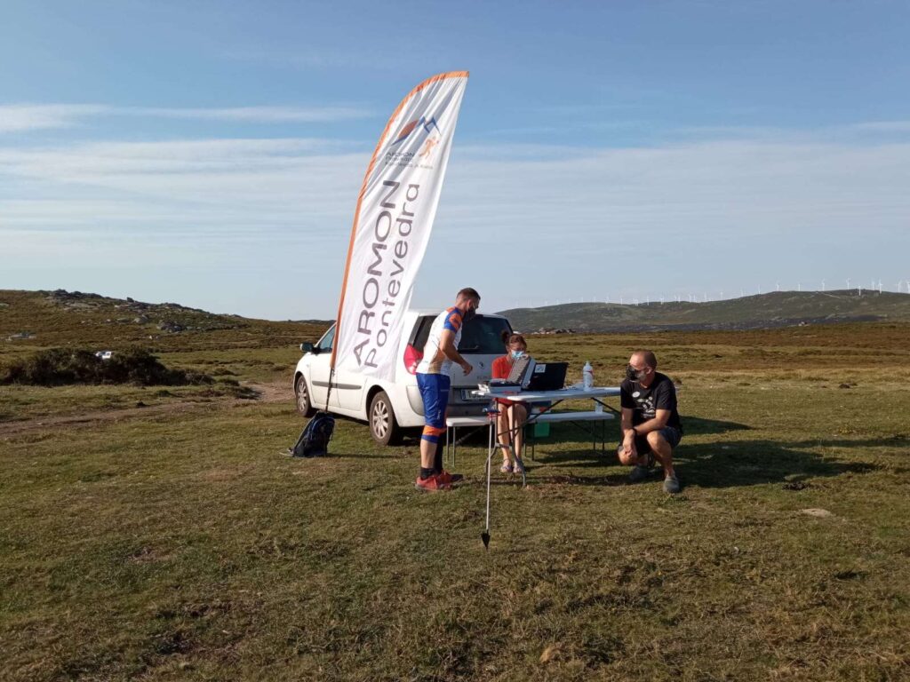 Adestramento técnico de orientación nas Chás do Barbanza